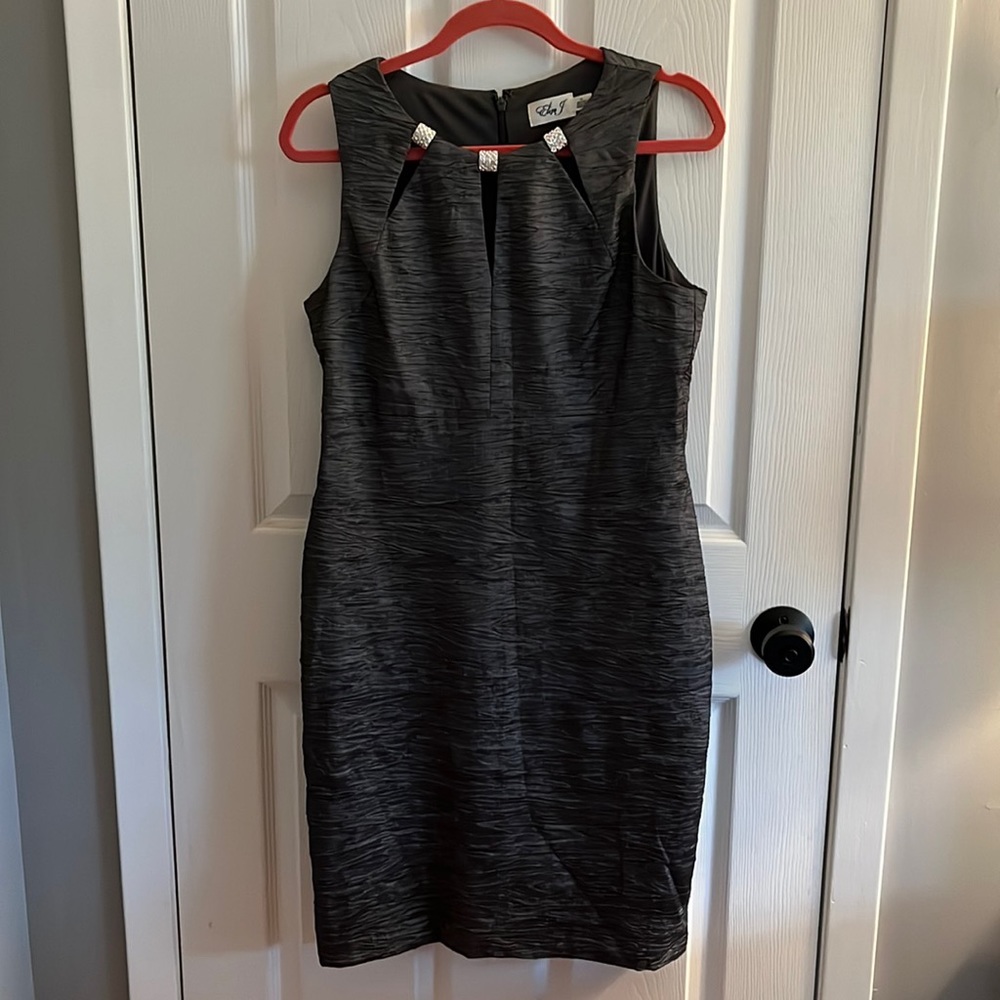 Eliza J Sleeveless Cocktail Dress with Sparkly Accents